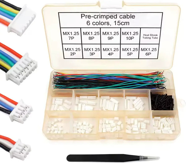 Set connettori PicoBlade 1,25 mm compatibili Pixhawk Drone24Hours