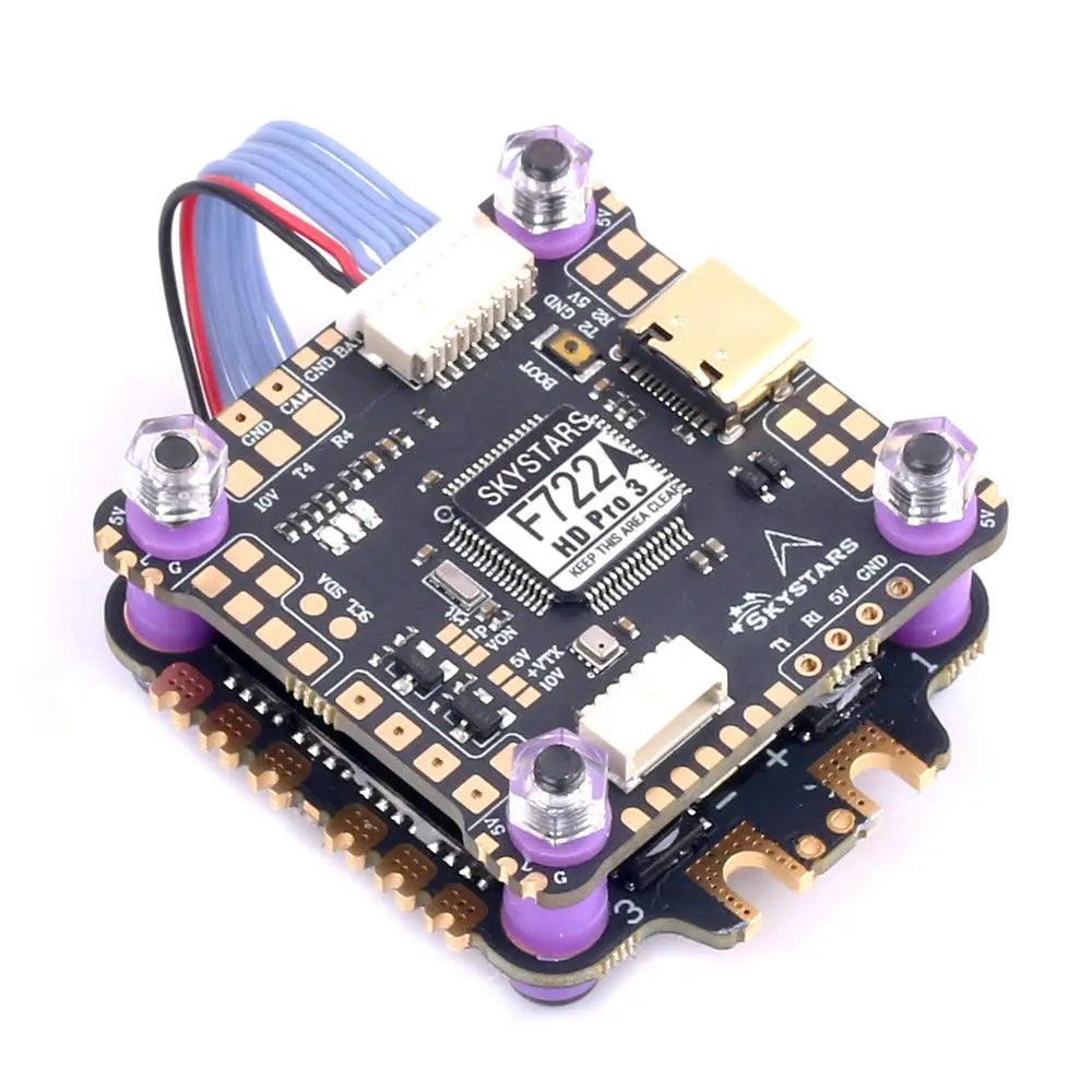 Skystars F7HD PRO3 OSD KO60 60A 128K Blheli 32 3-6S 30,5 mm