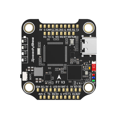 SpeedyBee F7 V3 Stack - F722 FC + 50A BLHeli_32 128K ESC - 30x30 