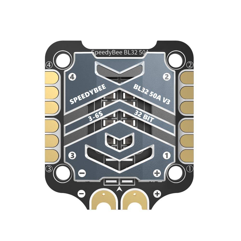 SpeedyBee F7 V3 Stack - F722 FC + 50A BLHeli_32 128K ESC - 30x30 Drone24Hours