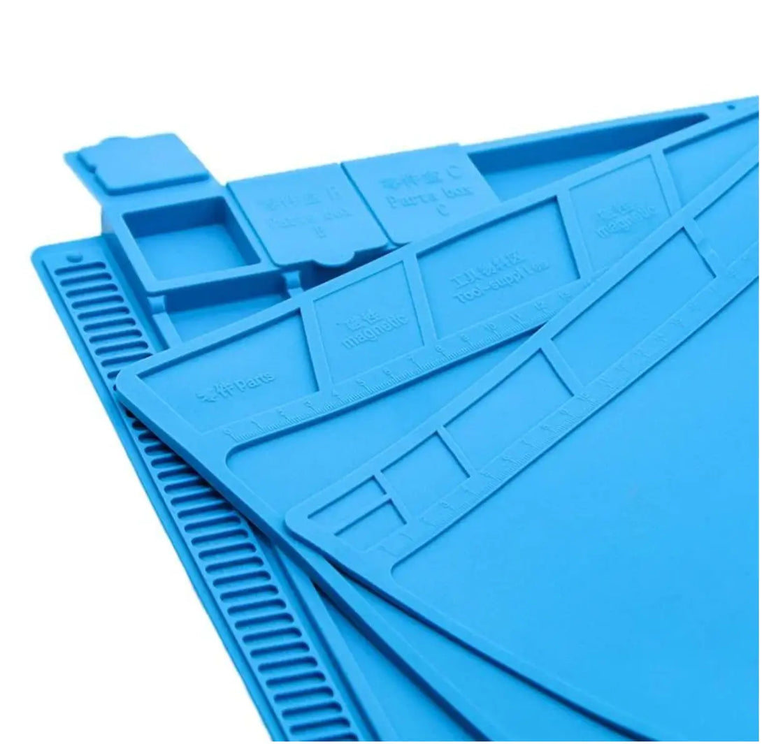 Tappetino in Silicone 450×300 mm blu sequre