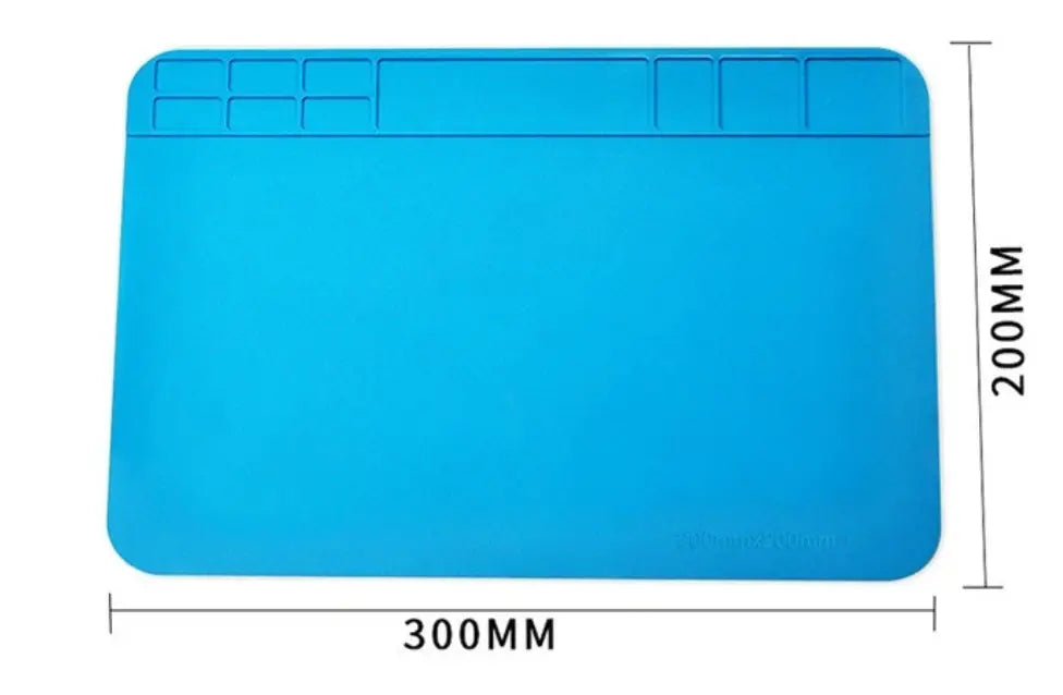 Tappetino da lavoro in silicone per saldature 300x200 mm formato compatto