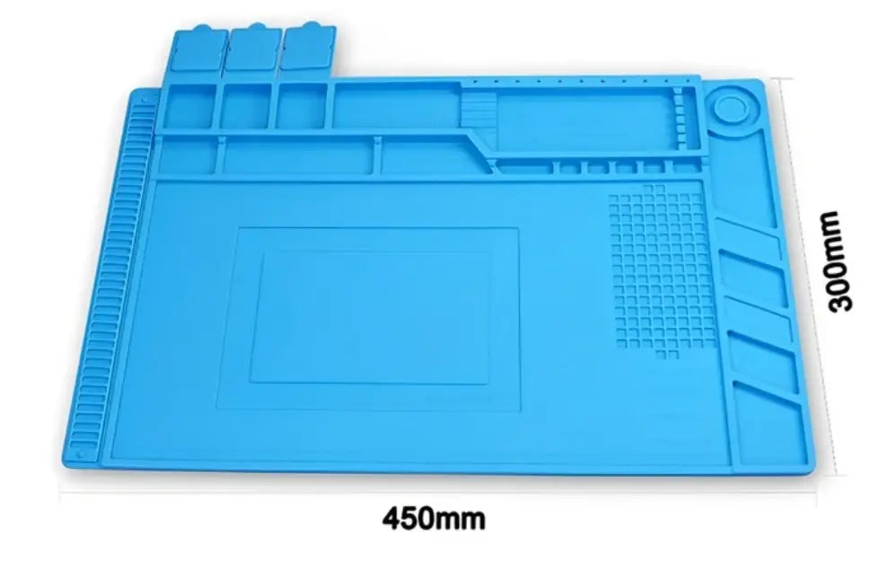 Tappetino da lavoro in silicone per saldature 450x300 mm