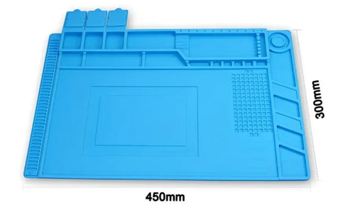 Tappetino in silicone per riparazioni e saldature 450x300 mm