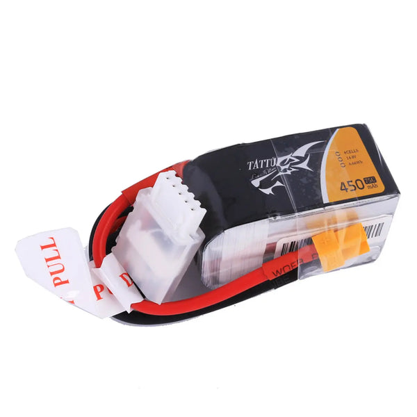 Tattu 450 MAh 4S1P 75C 14,8 V XT30 Drone24Hours