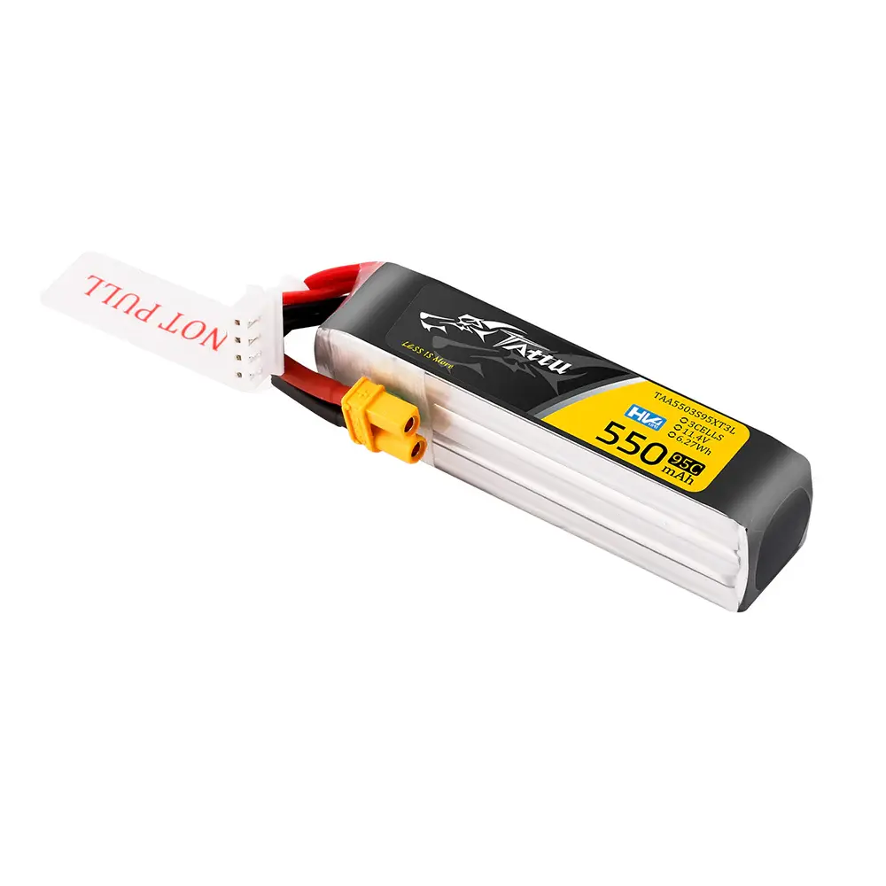 Tattu 550mAh 11.4V 95C 3S HV Tattu & Gens Ace