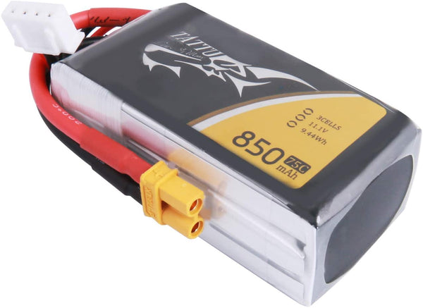 Tattu 850mAh 4S 14.8V 75C XT30 Drone24Hours