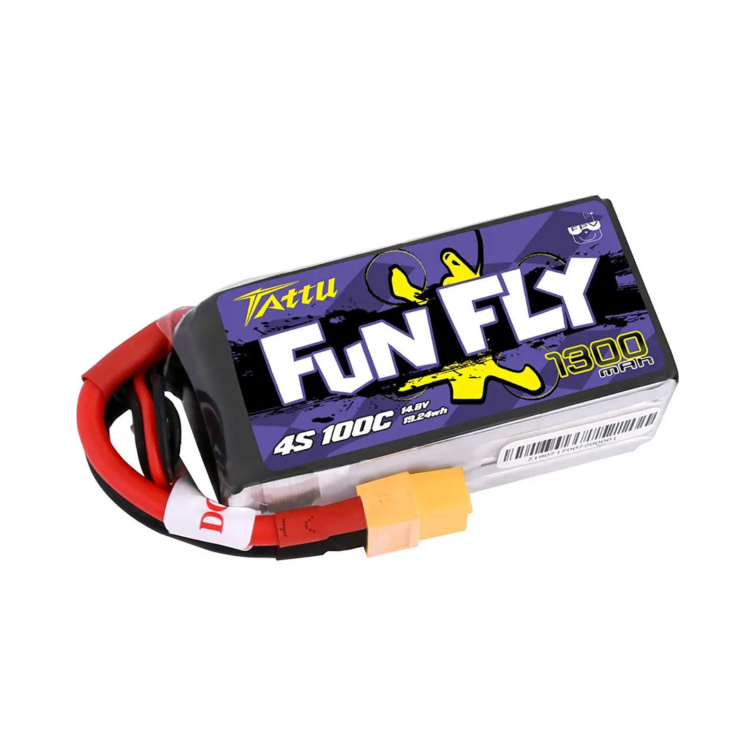 Tattu Funfly 1300mAh 4S 100C 14.8 V XT60 Tattu & Gens Ace