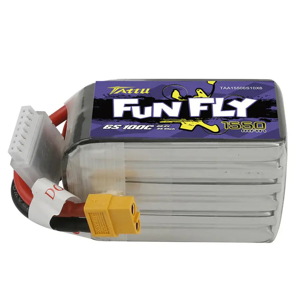 Tattu Funfly 1550mAh 6S 100C 22.2V XT60 Tattu & Gens Ace