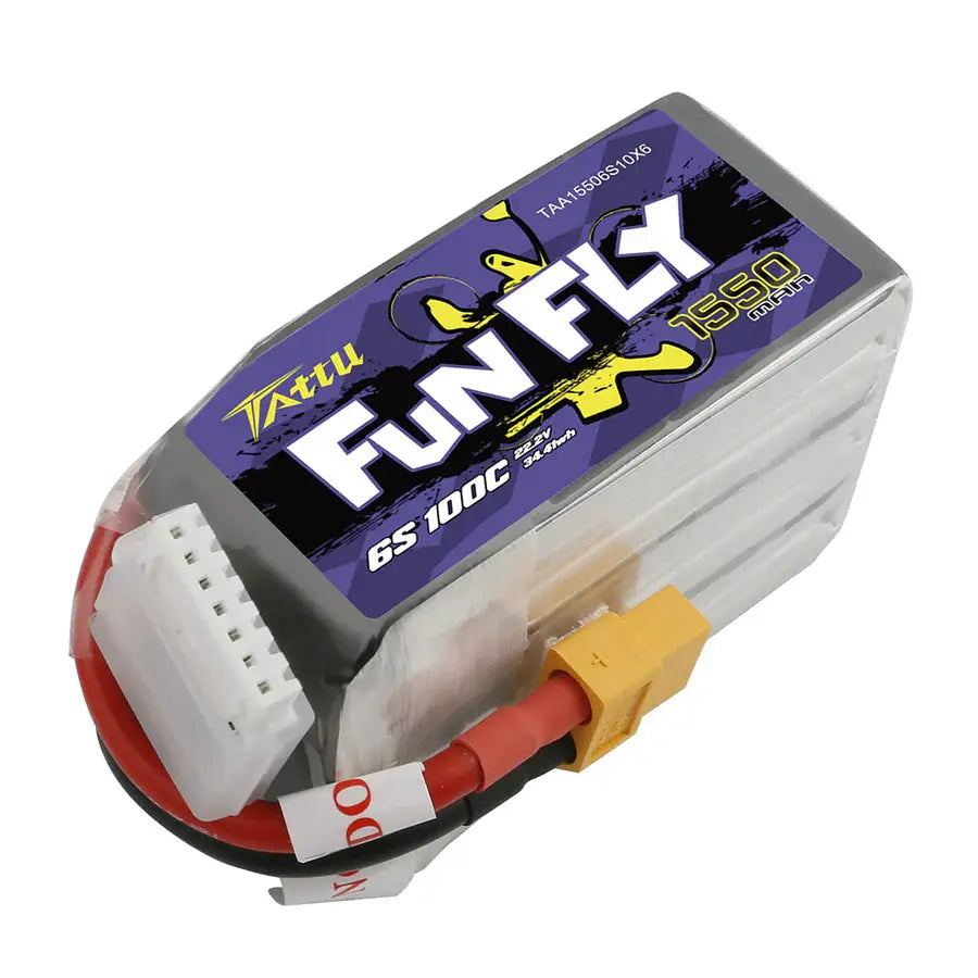 Tattu Funfly 1550mAh 6S 100C 22.2V XT60 Tattu & Gens Ace