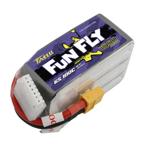 Tattu Funfly 1550mAh 6S 100C 22.2V XT60