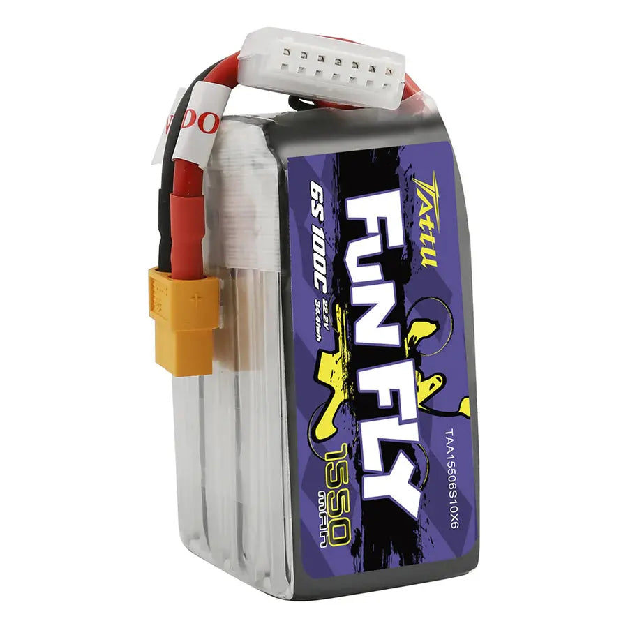 Tattu Funfly 1550mAh 6S 100C 22.2V XT60 Tattu & Gens Ace