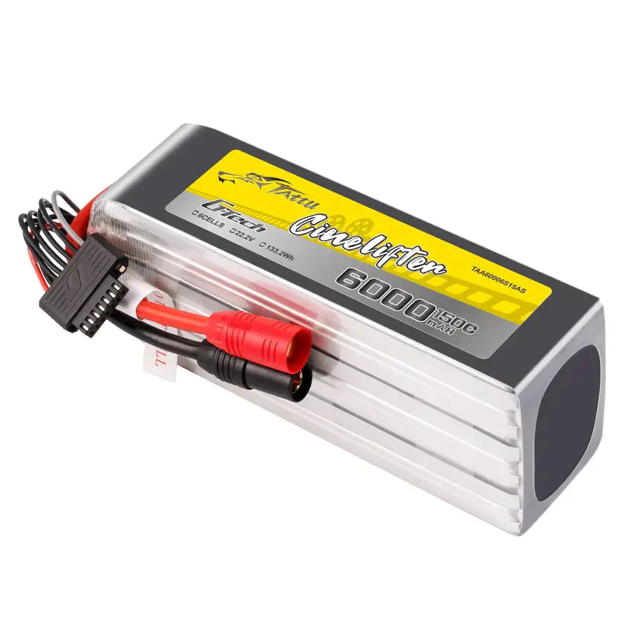 Tattu G‑Tech 6000mAh 150C 22.2V 6S AS150