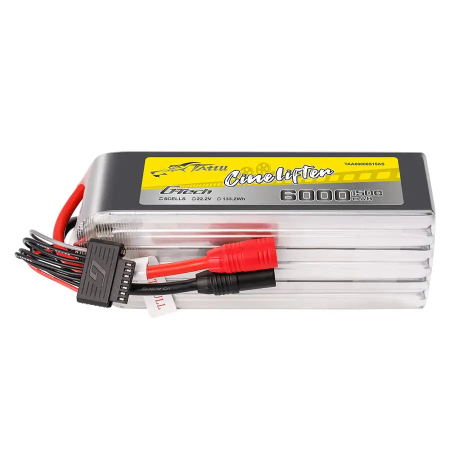 Tattu G‑Tech 6000mAh 150C 22.2V 6S AS150 Tattu & Gens Ace