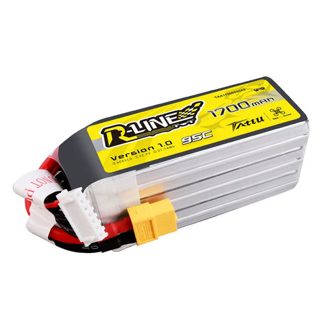 Tattu R-Line 1700mAh 22.2V 95C 6S XT60