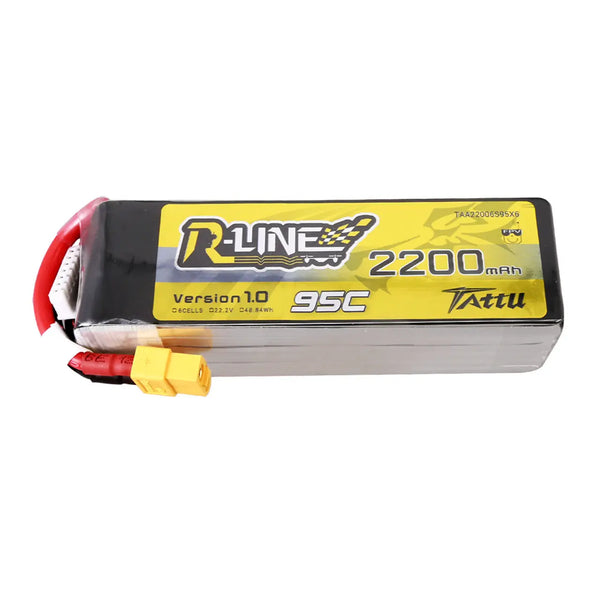 Tattu R-Line 22,2 V 2200 MAh 6S 95C XT60 Drone24Hours