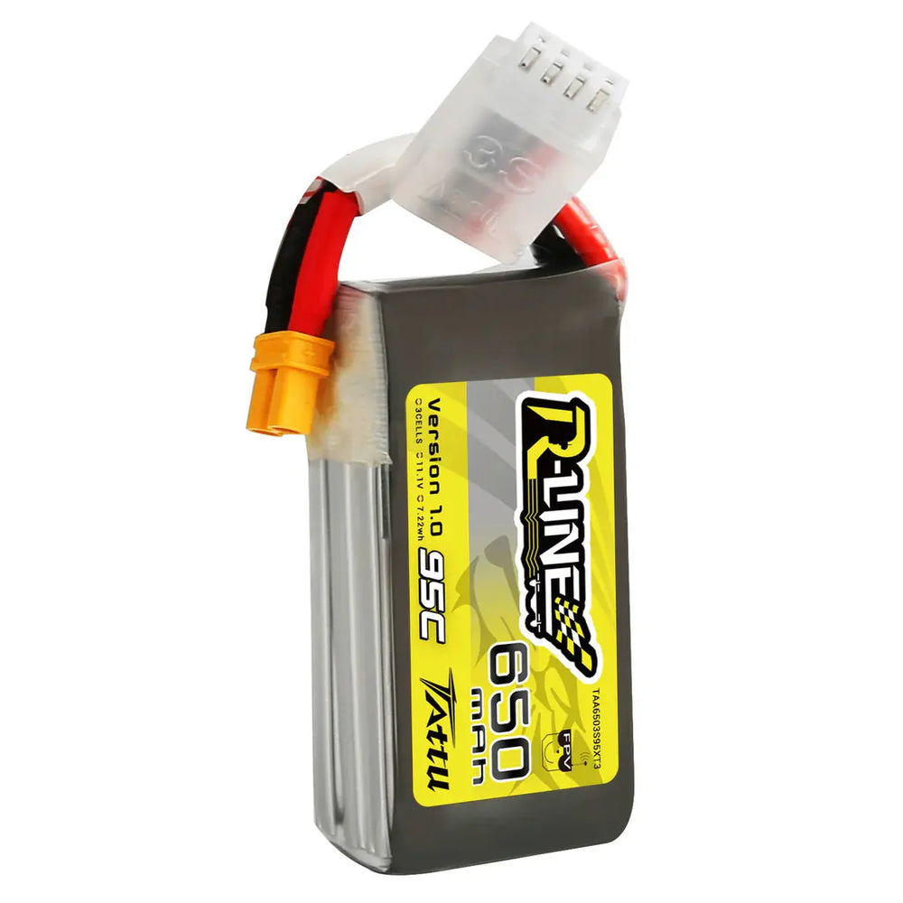 Tattu R-Line 650mAh 3S 11.1V 95C XT30