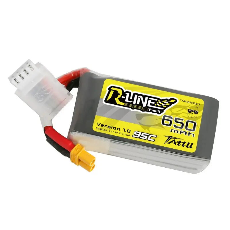 Tattu R-Line 650mAh 3S 11.1V 95C XT30 Tattu & Gens Ace