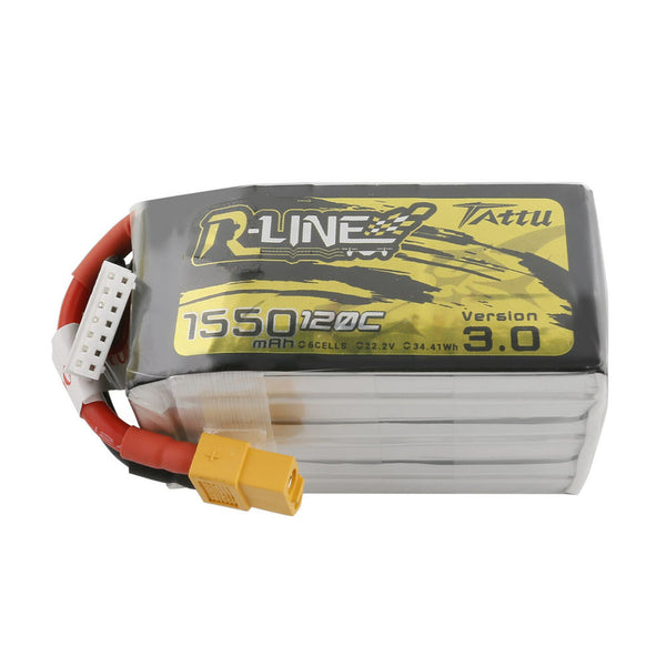 Tattu R-Line Versione 3.0 1550mAh 22,2V 120C 6S1P XT60 Drone24Hours