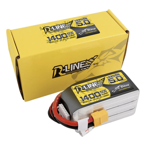 Tattu R-Line Version 5.0 1400mAh 22.2V 150C 6S1P XT60