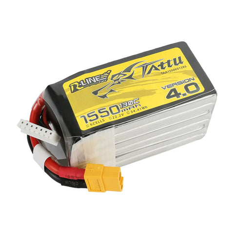 Tattu R-Line Version 4.0 1550mAh 6S 22.2V 130C XT60