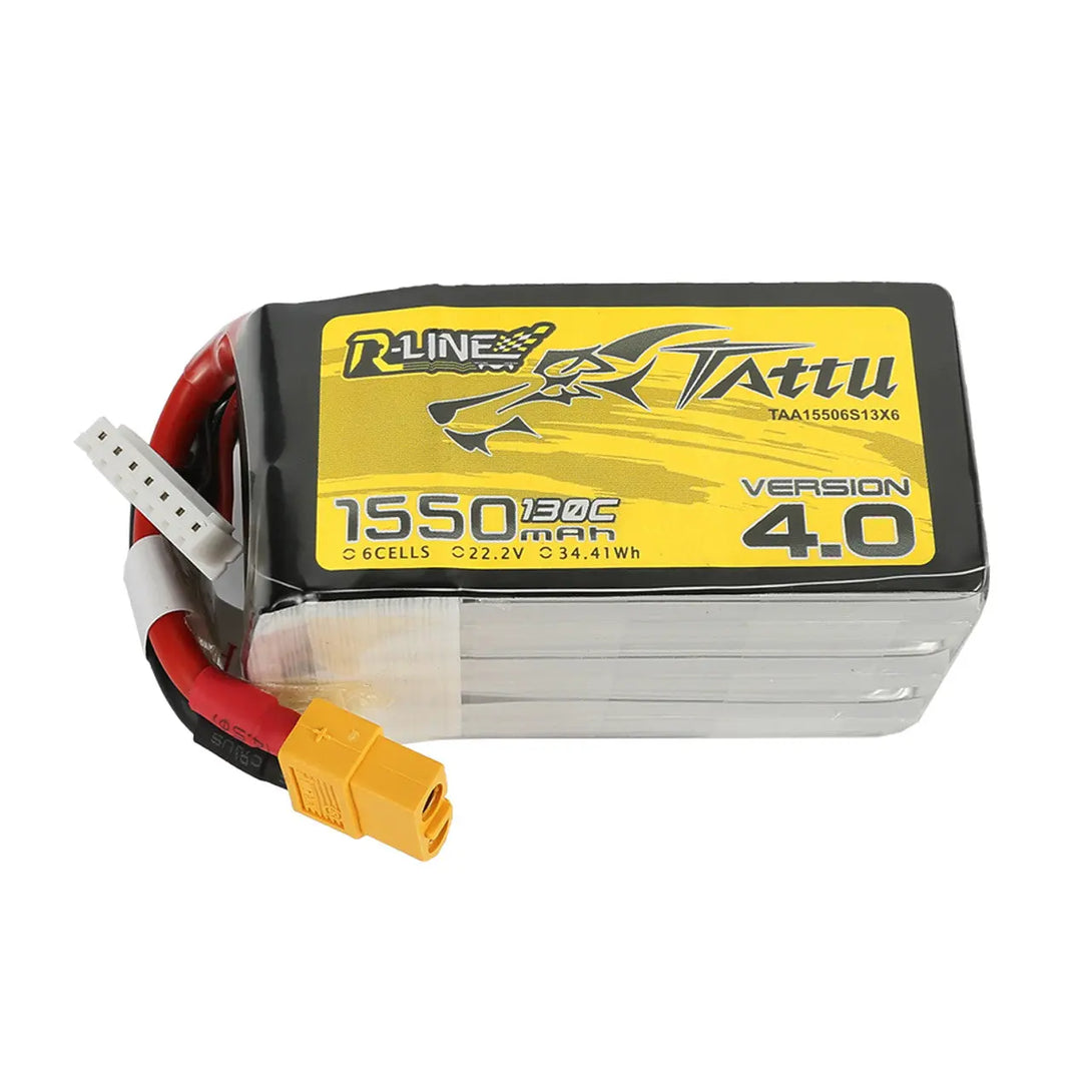 Tattu R-Line Versione 4.0 1550mAh 22.2V 130C XT60 Drone24Hours