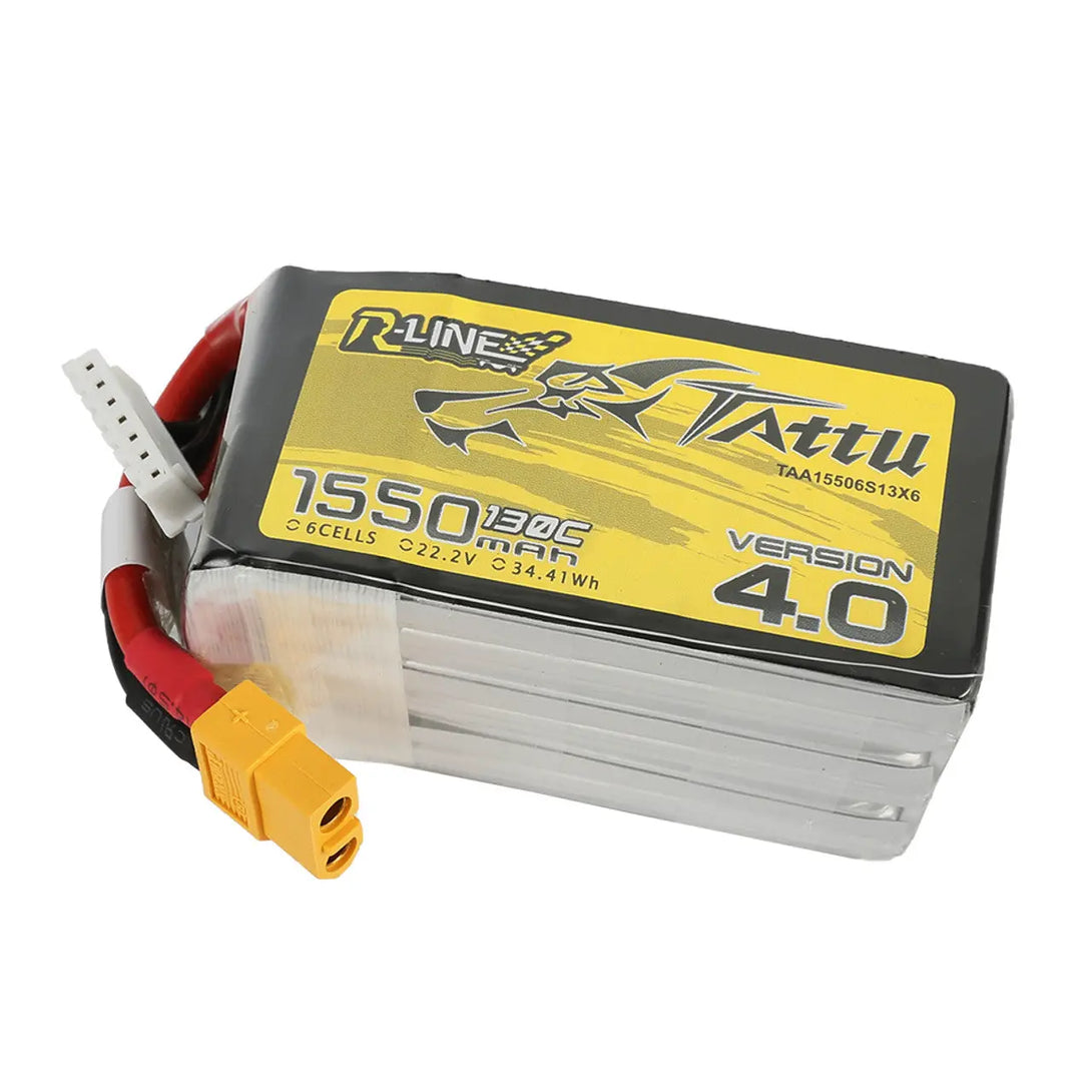 Tattu R-Line Versione 4.0 1550mAh 22.2V 130C XT60 Drone24Hours