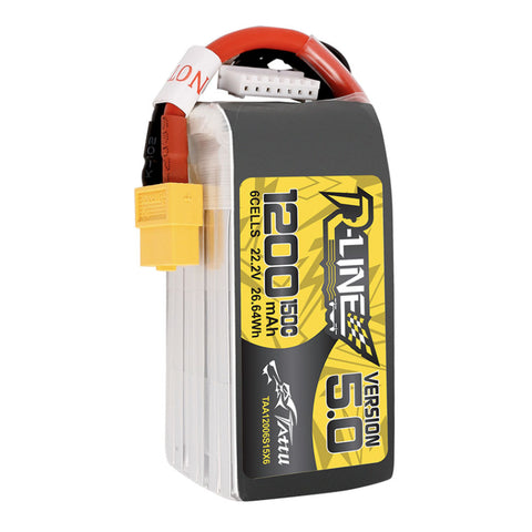 Tattu R-Line version 5.0 1200mAh 22.2V 150C 6S1P XT60