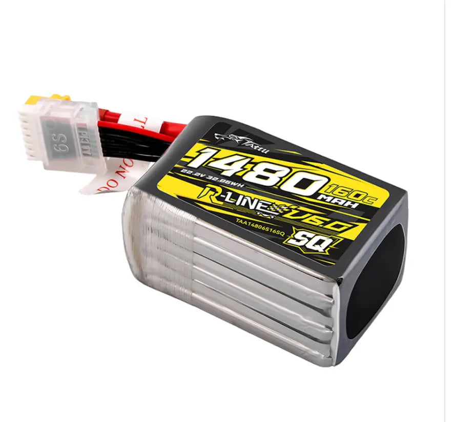 Tattu R‑Line V6 1480 mAh 160C 6S xt60 Tattu & Gens Ace