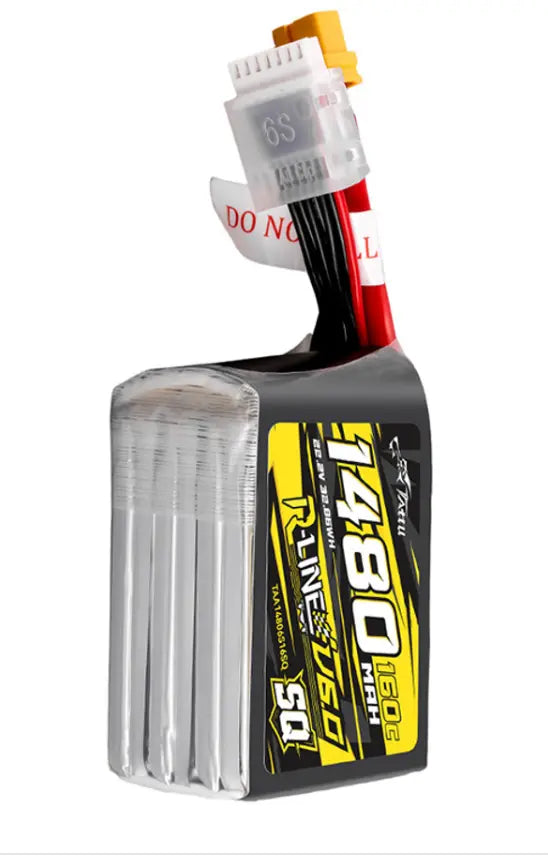 Tattu R‑Line V6 1480 mAh 160C 6S xt60 Tattu & Gens Ace