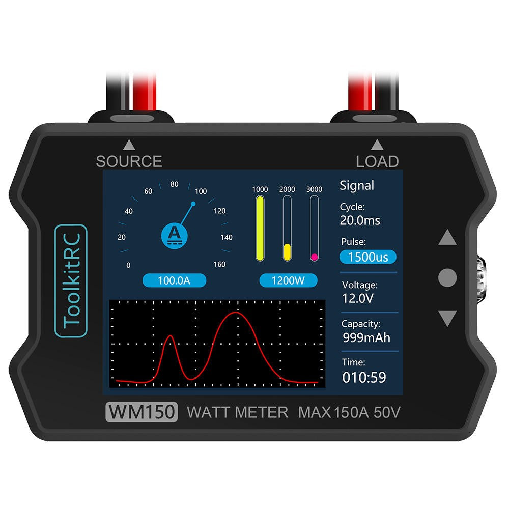 ToolkitRC WM150 Misuratore di potenza e watt avanzato Drone24Hours