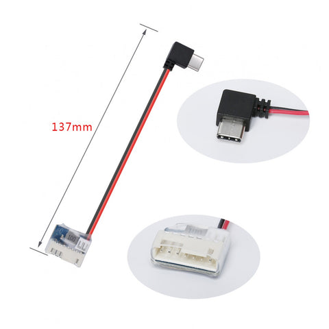 Type-C to 5V Balance Plug Power Cable for GoPro Hero 6/7/8/9