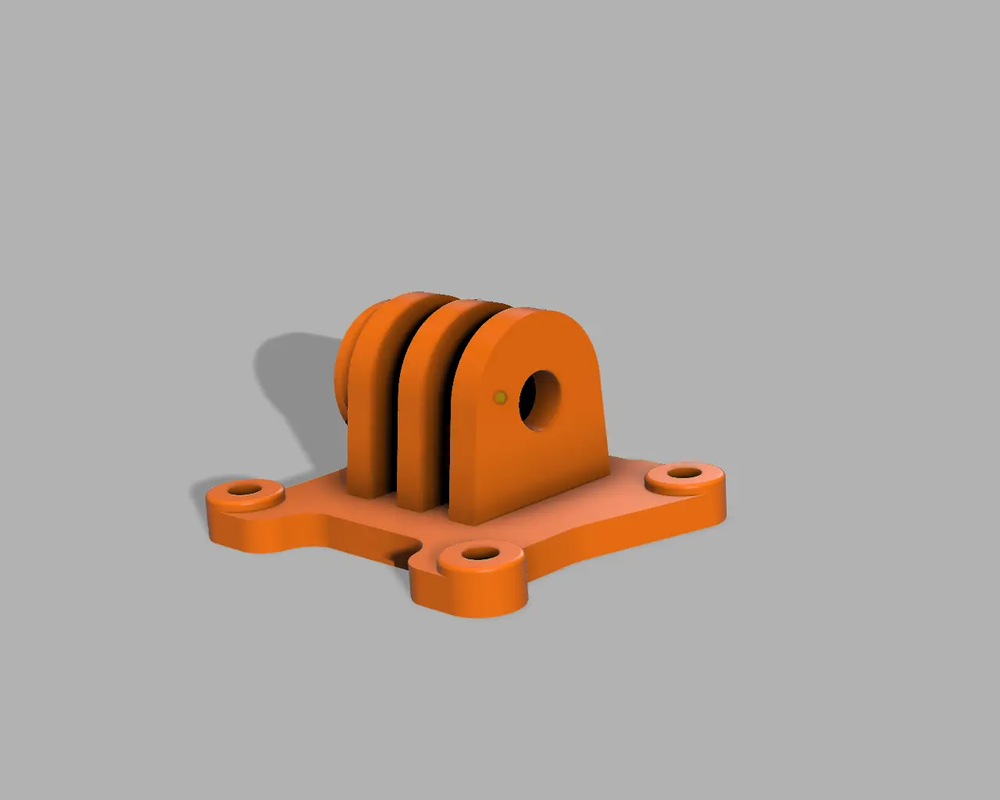 Attacco GoPro in TPU per frame Source One V6