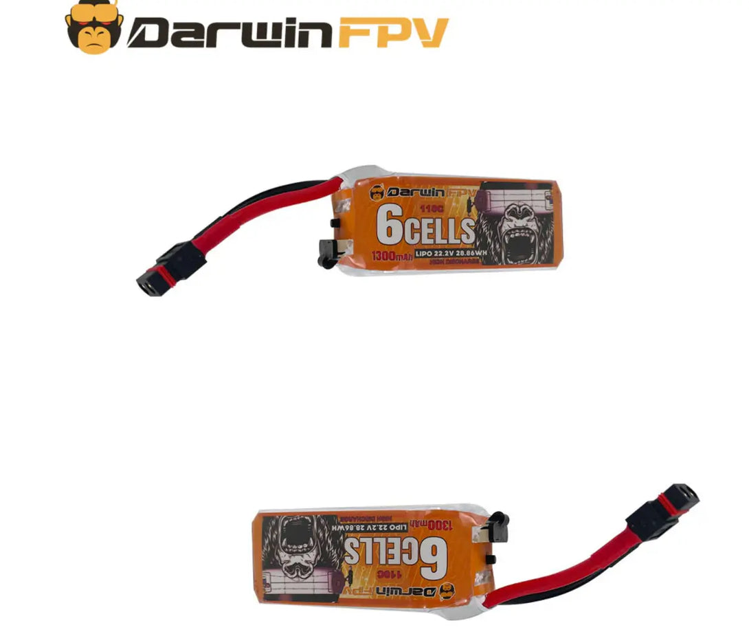 darwinfpv 6s 1300mah waterproof lipo battery DarwinFPV