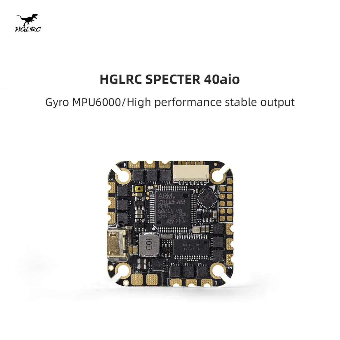 Hglrc Specter 40A 4-6S MPU6000 AIO Drone24Hours