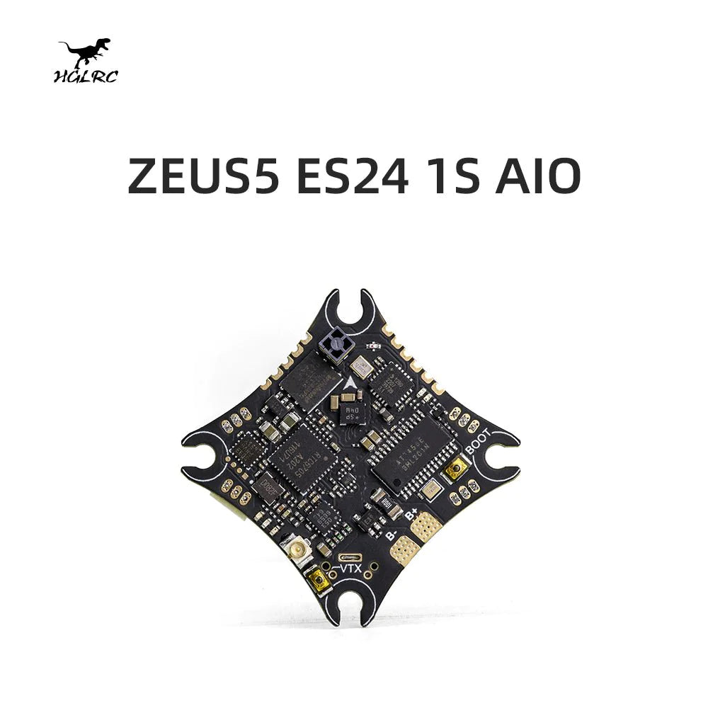 HGLRC ZEUS5 ELRS AIO VTX F411 5A BL_S 5 in 1 FC Drone24Hours