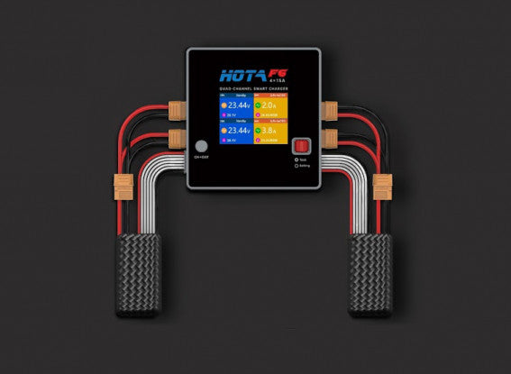 HOTA F6 4x250W charger Hota