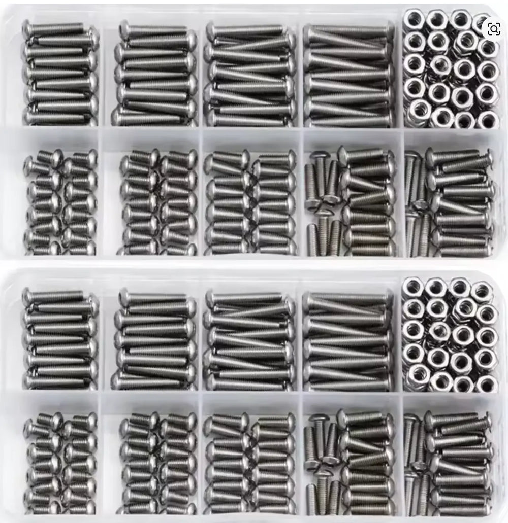kit viti M3 acciaio inox