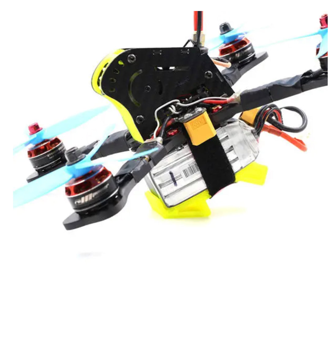 Supporto batteria 30 gradi in TPU(giallo fluo) Drone24Hours