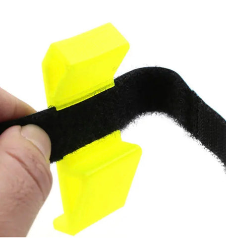 30 degree TPU battery holder (neon yellow)