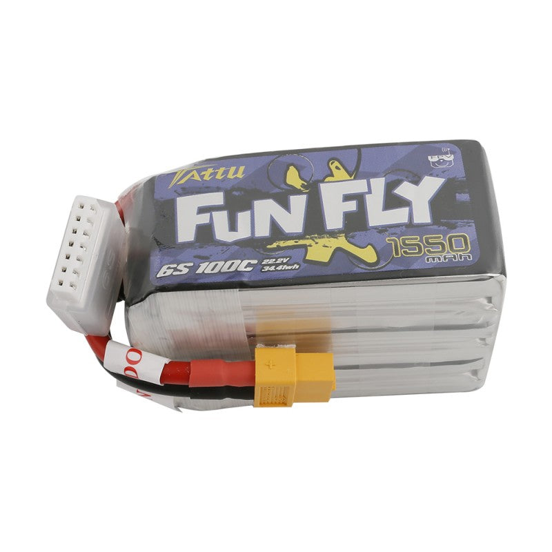 Tattu Funfly  1550mAh 22.2V 100C 6S1P XT60 Drone24Hours