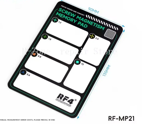 tappetino magnetico archiviazione viti RF‑MP21 Drone24Hours