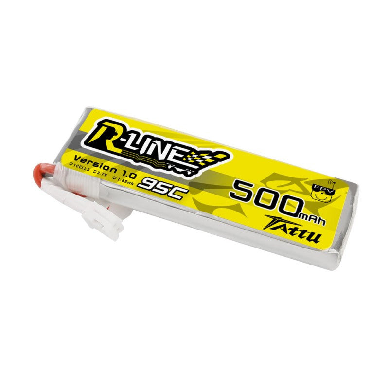 Tattu R-Line 500mAh 3.7V 1S1P 95C JST-PHR Drone24Hours