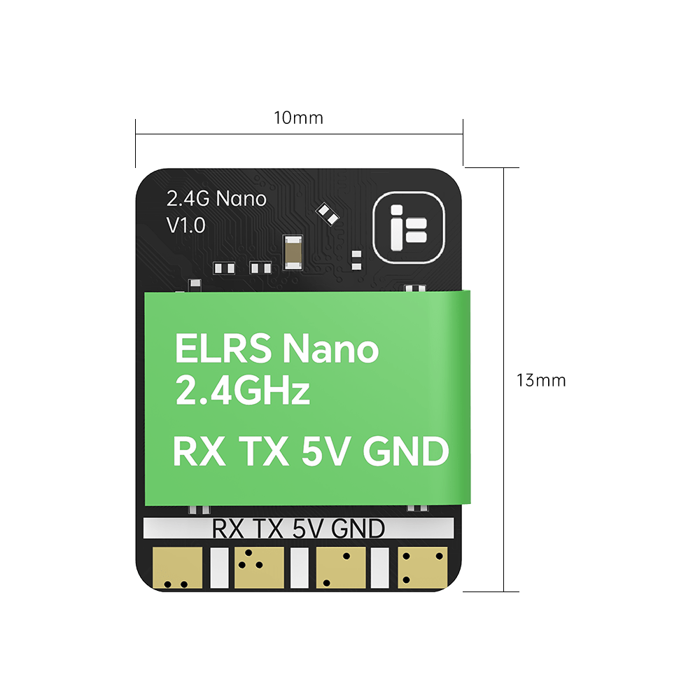 Ricevente iFlight ExpressLRS ELRS Nano 2.4G con antenna 220 mm