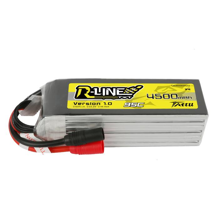 Batteria Tattu R-Line 22.2V 4500mah 6S 95C spina AS150 Drone24Hours