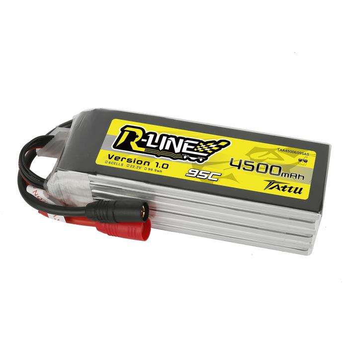 Batteria Tattu R-Line 22.2V 4500mah 6S 95C spina AS150 Drone24Hours