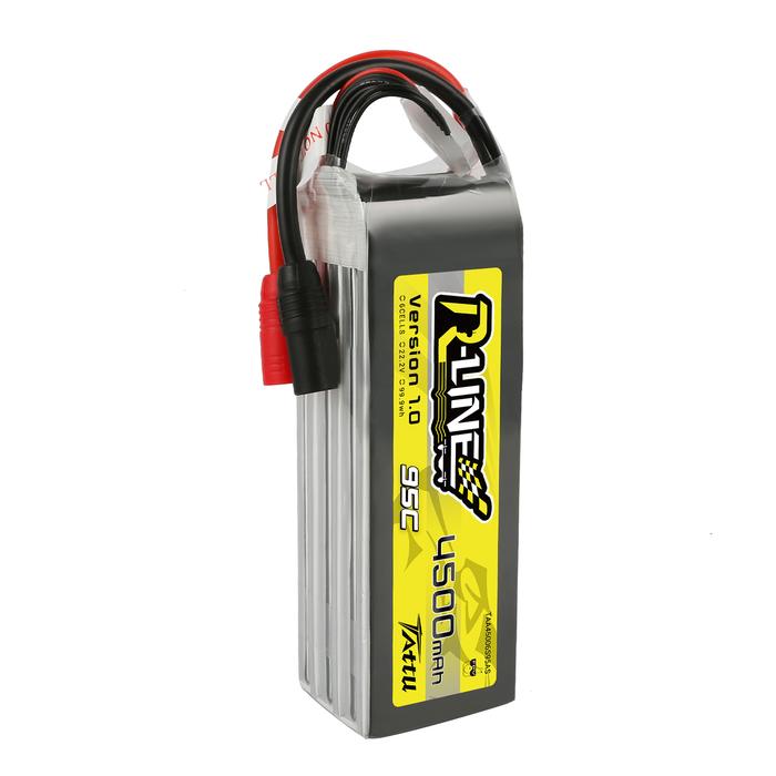 Batteria Tattu R-Line 22.2V 4500mah 6S 95C spina AS150 Drone24Hours