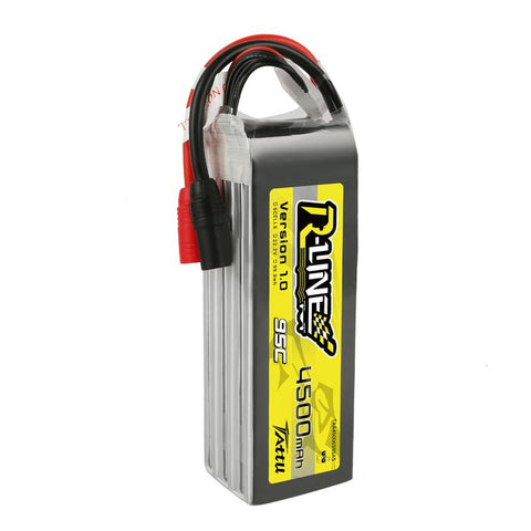 Tattu R-Line battery 22.2V 4500mah 6S 95C AS150 plug